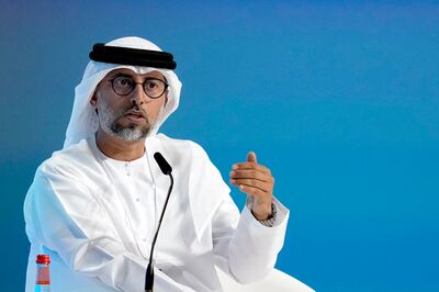 Suhail Al Mazrouei, Minister of Energy and Infrastructure, pictured at a previous event, said ensuring every Emirati family has a good quality home is a priority. AP