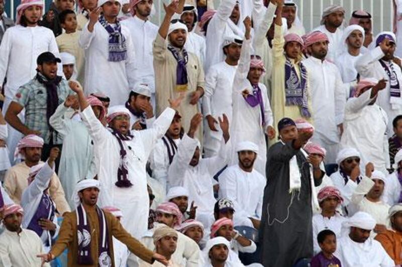 Al Ain's traveling group of fans are known across the UAE and are as vocal and devoted as any group of fans across the world of football to their team.