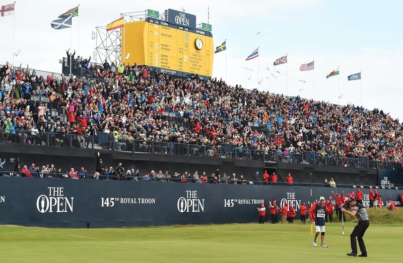 2016: Henrik Stenson (Sweden) finished -20 par, three strokes ahead of Phil Mickelson at Royal Troon. AFP