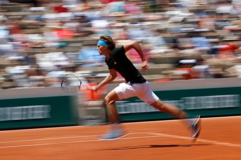 Alexander Zverev. Started slowly but has got better as the tournament has gone on. Fabio Fognini stands in his way of him matching his best performance at a grand slam if he wins today. AP Photo