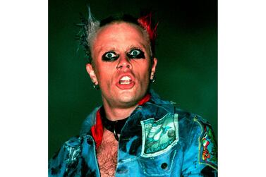 Keith Flint during a concert in Offenbach, Germany in 1997. AP Photo