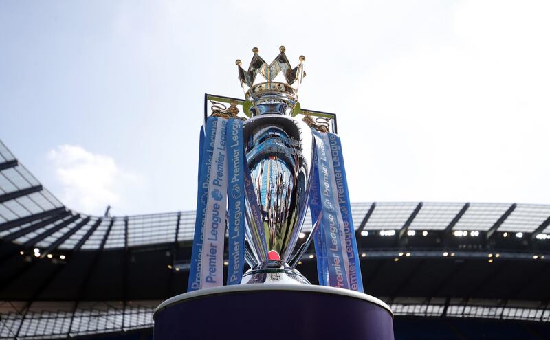 File photo dated 06-05-2018 of the Premier League trophy. PA Photo. Issue date: Thursday March 19, 2020. Premier League clubs will attempt to thrash out a plan to complete a season placed on ice by the coronavirus pandemic when they meet via a conference call on Thursday. See PA story SPORT Coronavirus. Photo credit should read Martin Rickett/PA Wire.