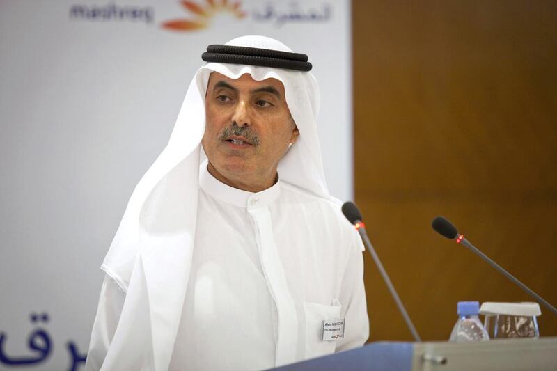 Mashreqbank chief executive Abdul Aziz Al Ghurair, says the code of ethics serve as a form of self-regulation among UAE lenders. Razan Alzayani / The National