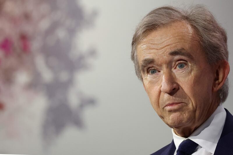 Bernard Arnault, head of luxury group LVMH, is currently the world's richest person with $223.4 billion, according to the Bloomberg Billionaires Index. AFP