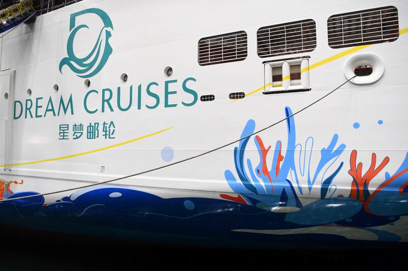 The cruise ship can carry up to 9,000 people when complete and will come with 2,500 cabins for families. Reuters