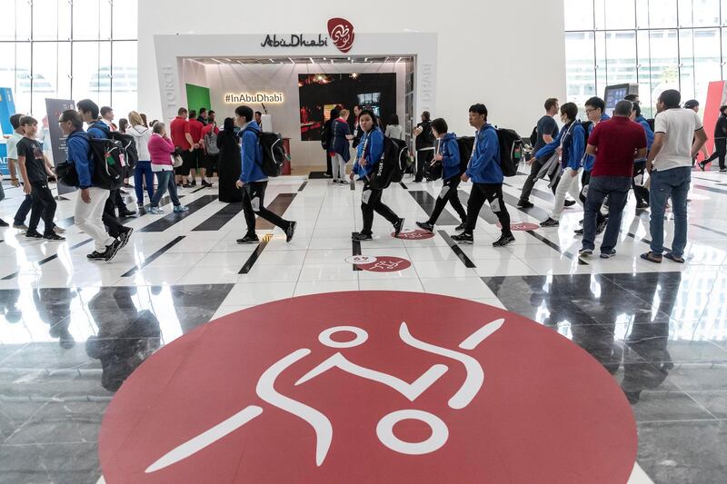 ABU DHABI, UNITED ARAB EMIRATES. 15 MARCH 2019. Special Olympics action at ADNEC. . (Photo: Antonie Robertson/The National) Journalist: None: National.