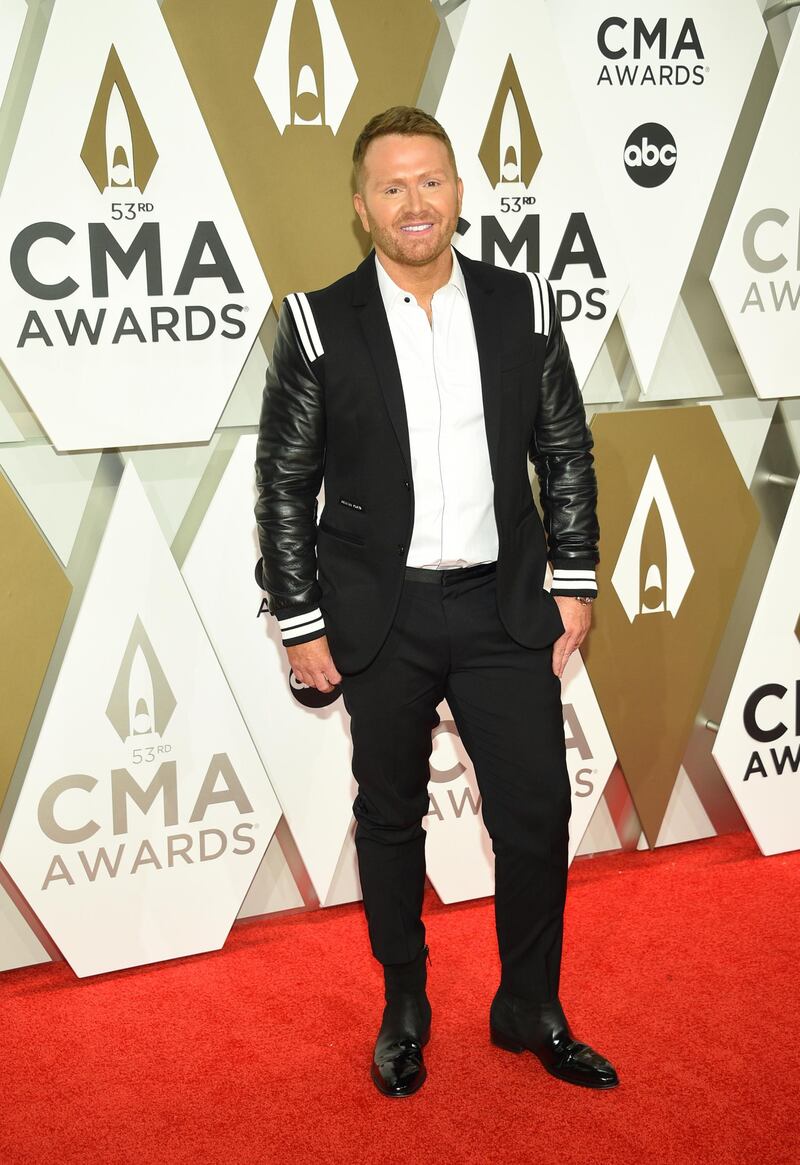 Shane McAnally arrives at the 53rd annual CMA Awards in Nashville on November 13, 2019. AP