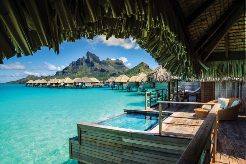 Four Seasons Resort Bora Bora. Courtesy Four Seasons