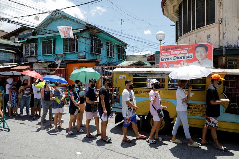 About 67 million Filipinos are expected to flock to voting centres around the country for the national elections. Reuters