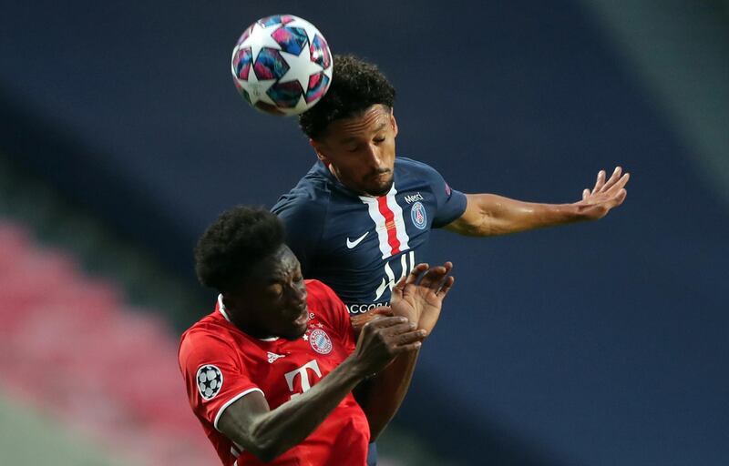 Marquinhos - 7: Showed his best form once PSG had gone behind, and was only denied an equaliser by the outstretched leg of Neuer. EPA