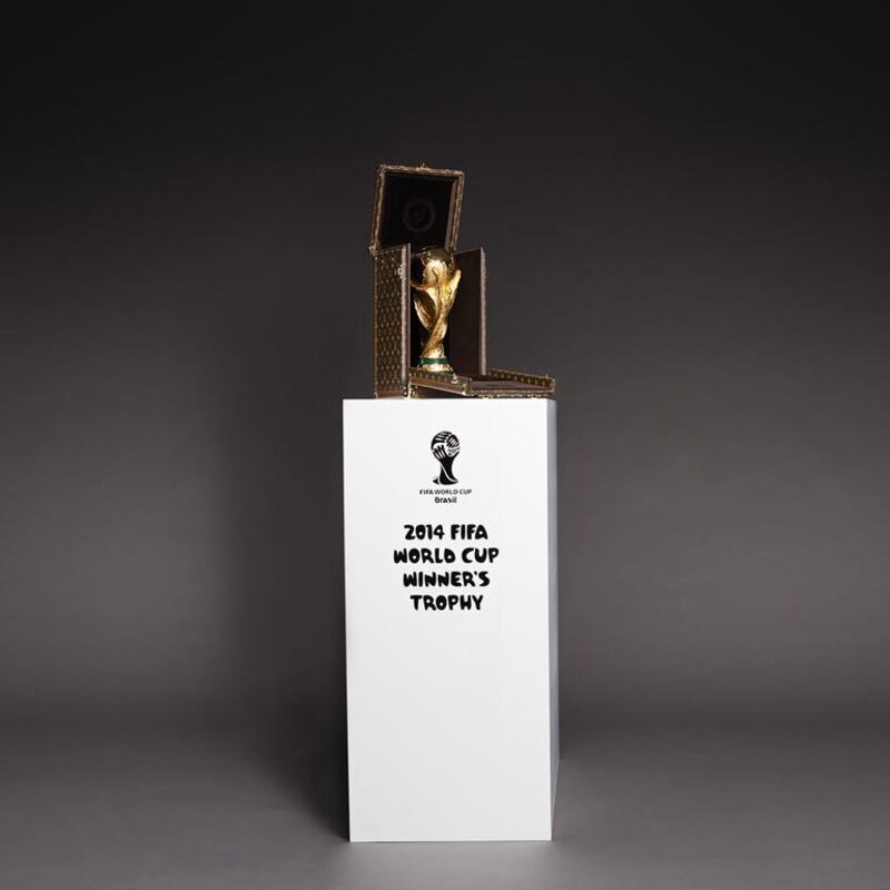 A handout photo of Louis Vuitton Trophy Case FIFA 2014 (Courtesy: Louis Vuitton)