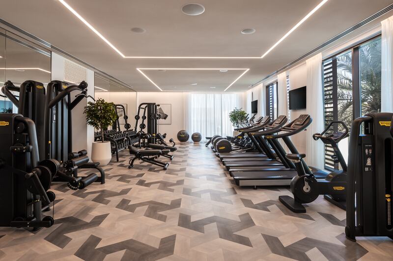 Leisure facilities include a fully-equipped gym.