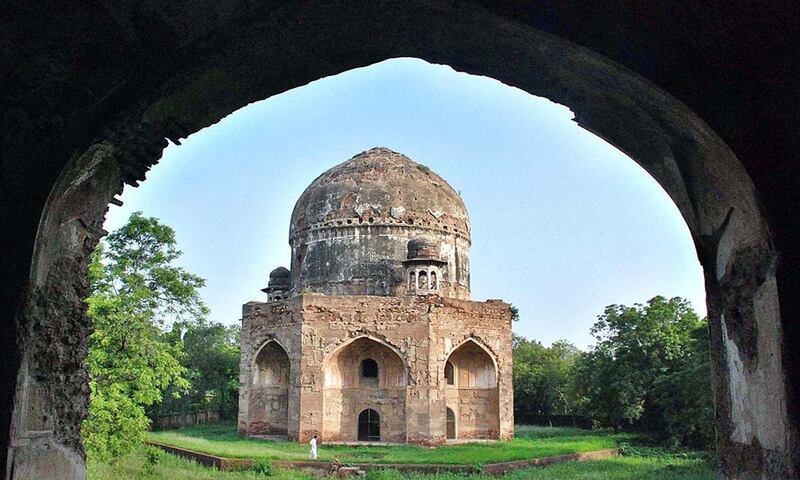 An outer view of Ali Mardan Khan's tomb located at Mughalpura Road. Ali Mardan, originally a noble at the court of the Safavid King Shah Tahmasp, after surrendering Iranian Qandahar to Emperor Shahjahan in 1638, rose rapidly to great heights at the Mughal court. He became an indispensable member of the Mughal nobility and was appointed Governor of Kashmir, Lahore and Kabul. In 1639, Ali Mardan Khan was given the title of Amir al-Umara (Lord of Lords), made a Haft Hazari (commander of 7,000 troops) and appointed viceroy of the Punjab which then stretched from Kabul to Delhi. by matthew tabaccos for The National.21.12.08