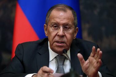 Russian Foreign Minister Sergey Lavrov poured cold water on the claims. EPA