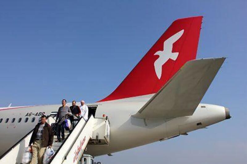 Rising demand for budget travel underpinned a 55 per cent rise in net profit last year for Air Arabia. Pawan Singh / The National