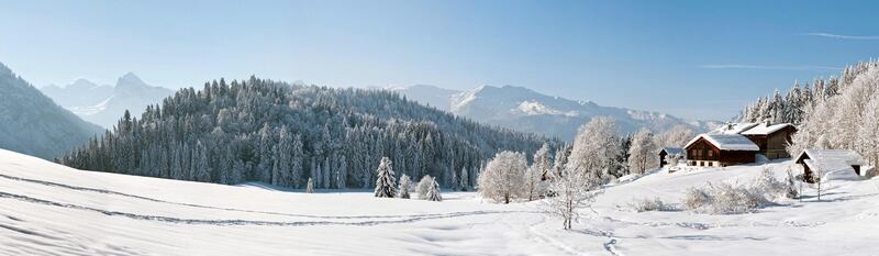 vue panoramique du hameau La Rosière