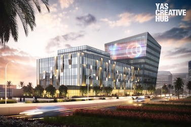 A rendering of Yas Creative Hub offers a glimpse into an exciting future. Courtesy: twofour54 Abu Dhabi