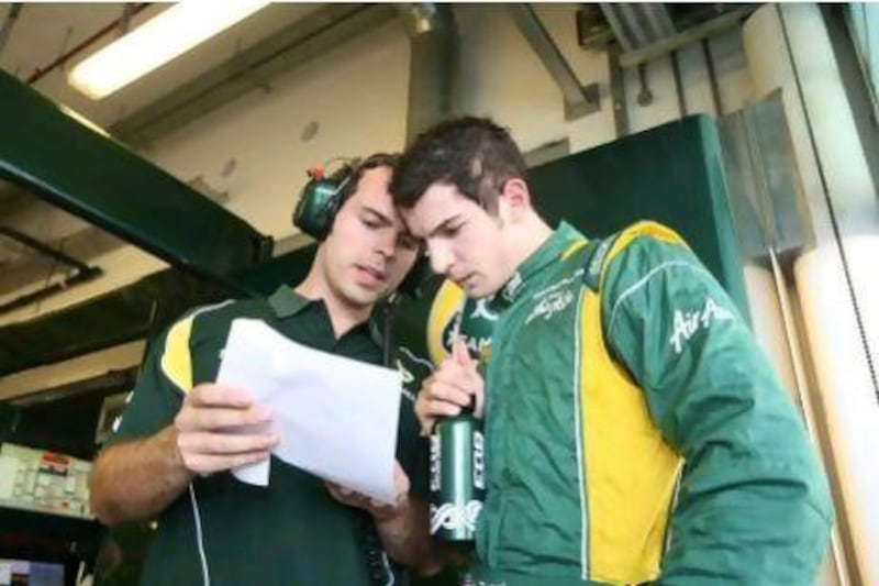 Alexander Rossi raced at the Abu Dhabi Young Driver Test atYas Marina Circuit in November.