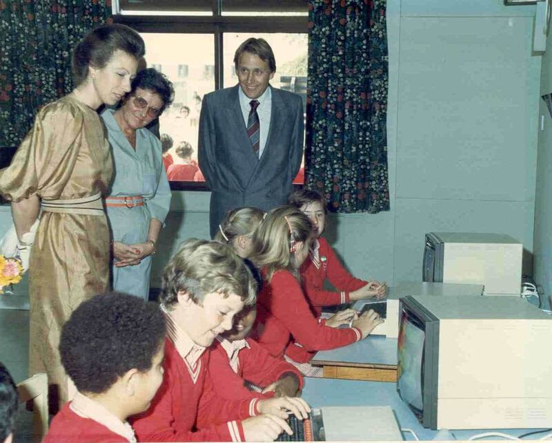 Princess Anne opens the administration building at Dubai English Speaking School in 1987. Photo: Dubai English Speaking School