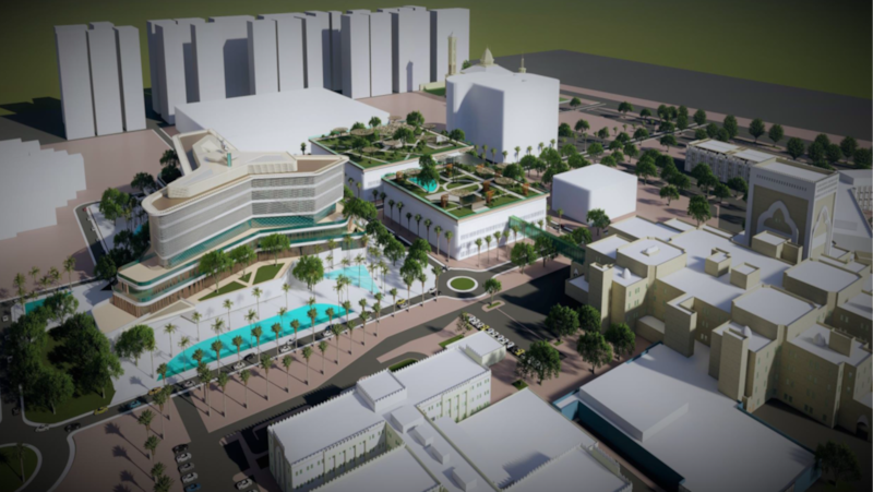 There will also be underground parking, while a bridge will connect the new hospital to Sheikh Khalifa Medical City, to allow easy access for patients. Photo: Corniche Hospital