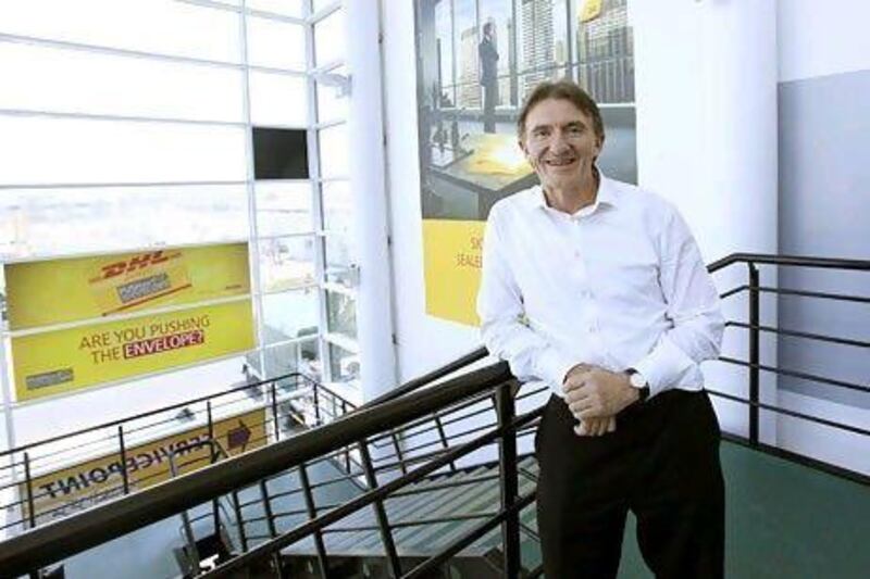 Ken Allen, the chief executive for DHL Express, in Dubai. Satish Kumar / The National