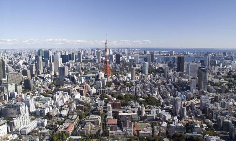 A panoramic view of Tokyo city, a seemingly endless conurbation in which Murakami’s lonely people live out their disconnected, solitary lives. iStock
