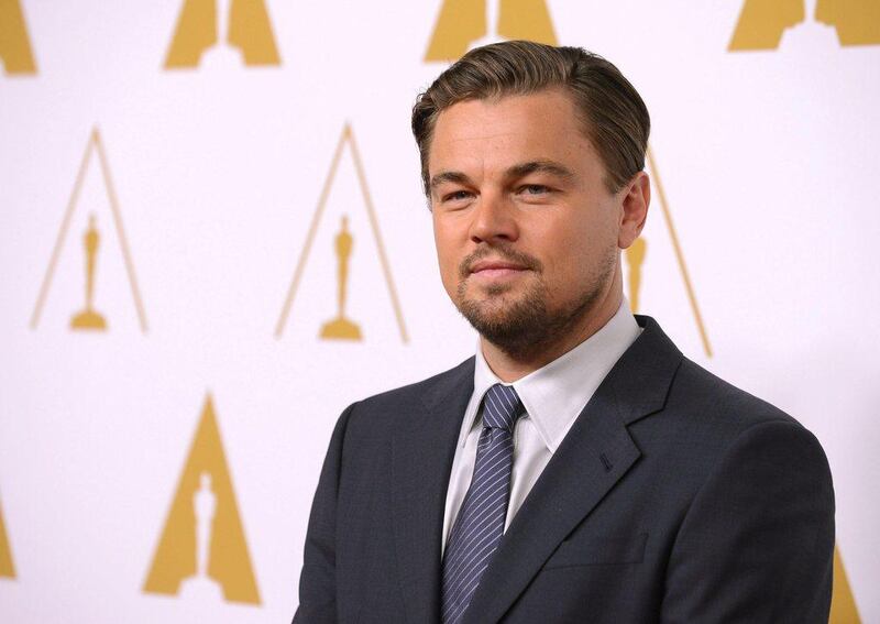 Leonardo DiCaprio is nominated for Actor in a Leading Role for Wolf of Wall Street. AP