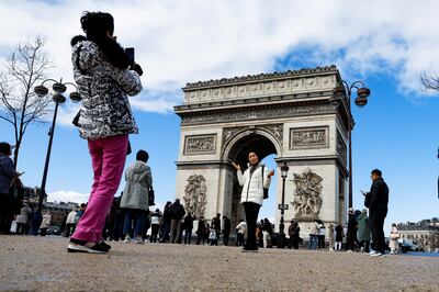 Arc de Triomphe is one of Paris’s most popular landmarks. Reuters