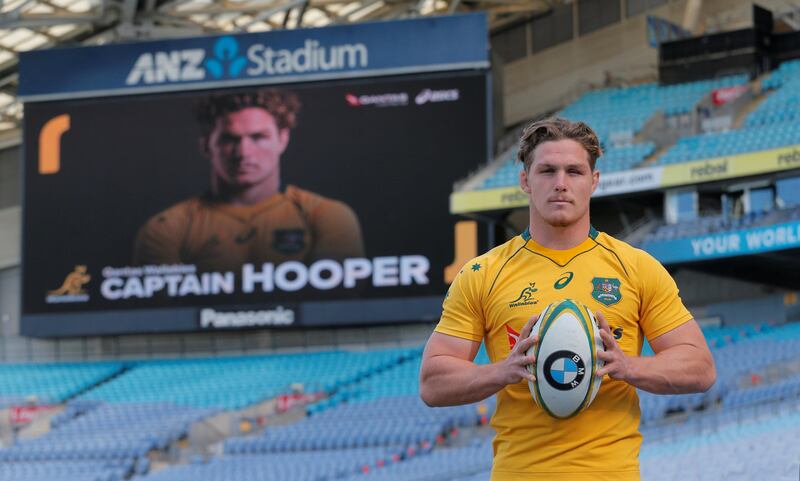 Rugby Union - Australian Wallabies Captains Announcement - Sydney, Australia - August 2, 2017 - New Wallabies Captain Michael Hooper poses for the media.  REUTERS/Jason Reed