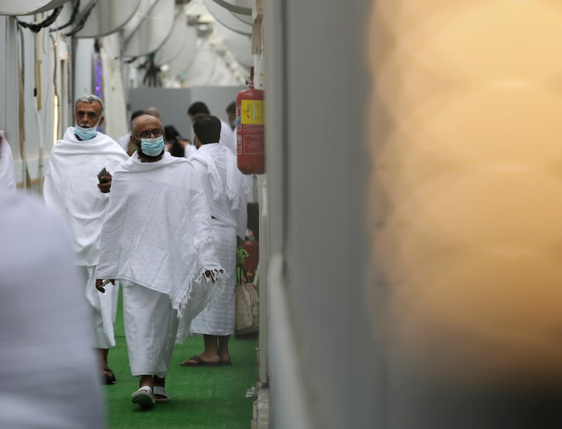 The pilgrimage, which used to draw more than two million people, was curtailed in July 2021, for a second straight year, due to the coronavirus. AP