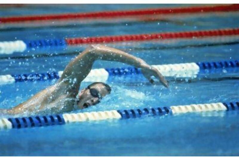 The Soviet Union's Vladimir Salnikov swims his way to a gold medal in the men's 1500m freestyle at the 1980 Moscow Olympics. Led by the United States, more than 60 countries boycotted the event in protest at the Soviet-Afghan War. Getty Images
