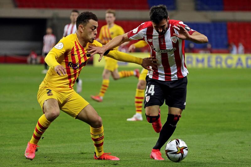 Sergino Dest, 7 - Shot off his left foot after seven minutes as the Catalans dominated. Cut the ball back to Griezmann after 47 as his side did everything but score. When the floodgates opened, it was four goals in 12 minutes. EPA