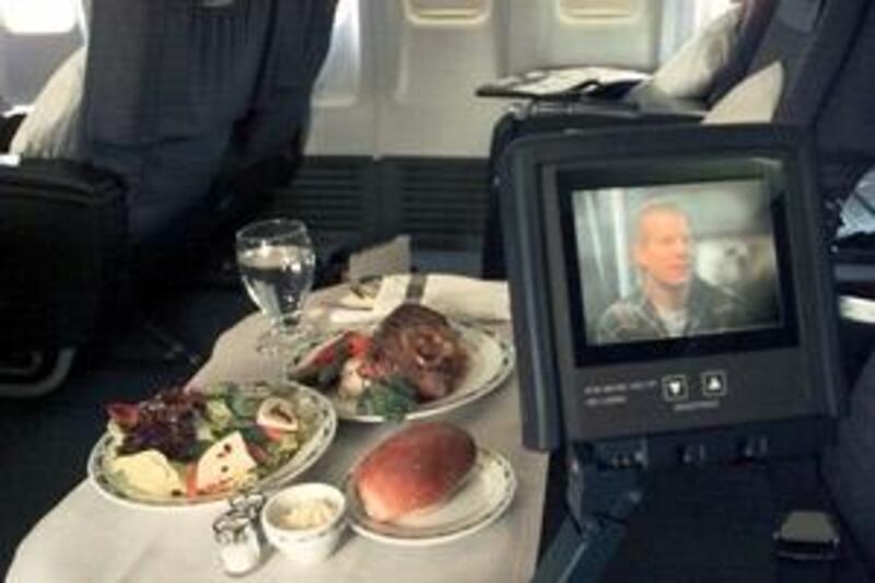 When booking tickets for long flights, consider requesting a special meal to help reduce your intake of calories and fat