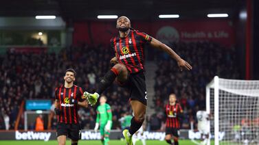 Antoine Semenyo scored Bournemouth's third and fourth goals against Luton to complete the comeback. Reuters