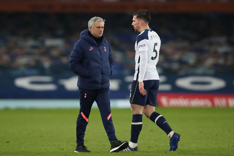 Pierre-Emile Hojbjerg, 4 – Held the ball up well when in possession and vision was a strong point moving forward. But two poor errors in quick time cost Spurs a pair of goals in short time. AFP