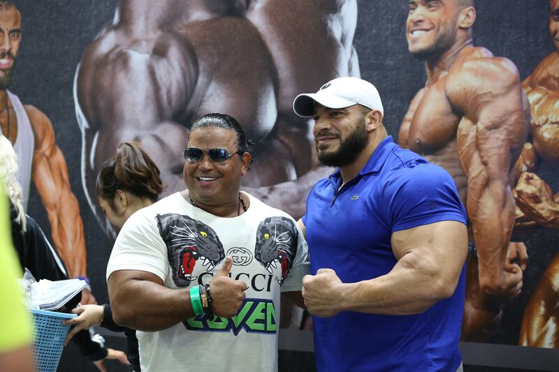 Current Mr Olympia Big Ramy, right, will headline the Dubai Muscle Show in October.