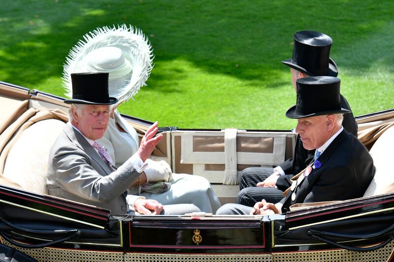 King Charles attends Royal Ascot in June 