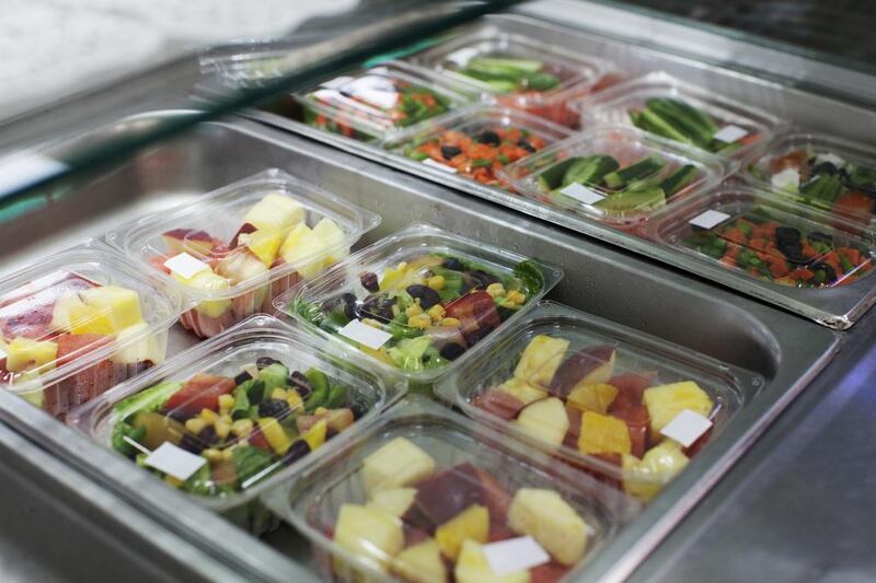 Deira International School has made a change to provide healthier lunch options for their pupils. Anna Nielsen for The National