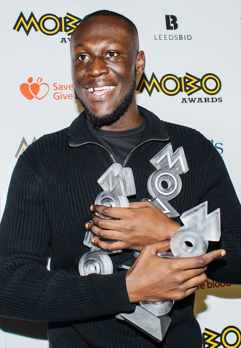 Stormzy attends Mobo Awards 2017, in Leeds. Reuters