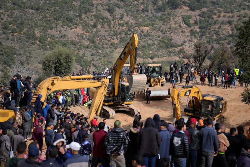 Rayan's father said that he was touched by the outpouring of support from fellow Moroccans over his son's ordeal. AP