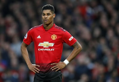 Soccer Football - Premier League - Manchester United v Southampton - Old Trafford, Manchester, Britain - March 2, 2019  Manchester United's Marcus Rashford looks dejected        Action Images via Reuters/Carl Recine  EDITORIAL USE ONLY. No use with unauthorized audio, video, data, fixture lists, club/league logos or "live" services. Online in-match use limited to 75 images, no video emulation. No use in betting, games or single club/league/player publications.  Please contact your account representative for further details.