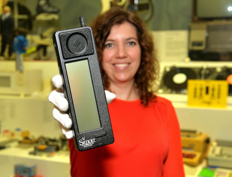 The IBM Simon, released nearly 30 years ago, was the forerunner to today's high-tech phones. PA Images via Reuters