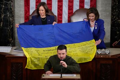 Ukrainian President Volodymyr Zelenskyy had a productive trip to the US. AP Photo