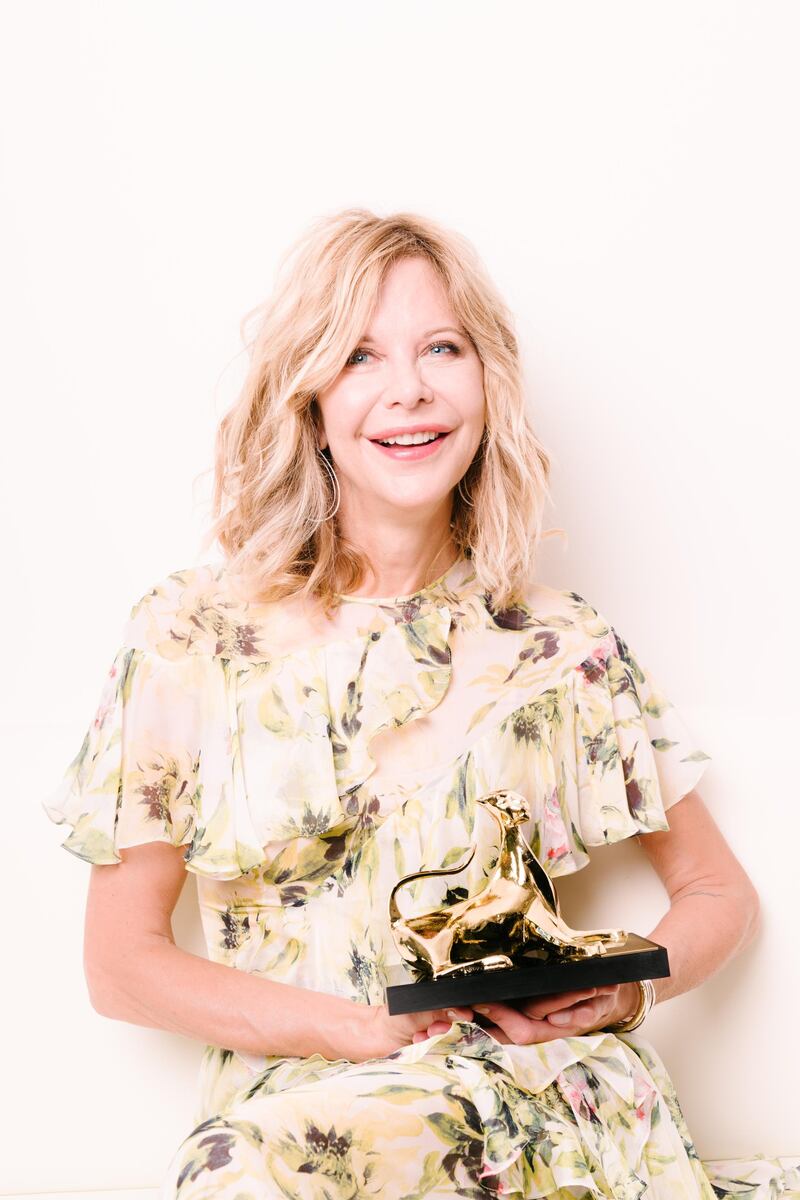 Meg Ryan is the recipient of the Leopard Club Award at the Locarno Festival. 