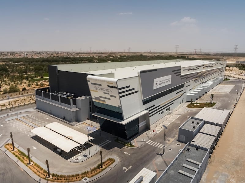 A 19,000 square metre temperature-controlled warehouse facility in Khalifa Industrial Zone, Abu Dhabi, is key to the global fight against Covid-19. Courtesy: Abu Dhabi Ports