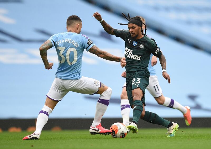 Nicolas Otamendi - 6: A few looks from his teammates following some dodgy clearances but rarely troubled otherwise. Reuters