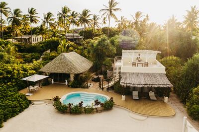 A one-bedroom villa at Zanzibar White Sand Luxury Villas, the only Relais & Chateaux property in Tanzania. White Sand