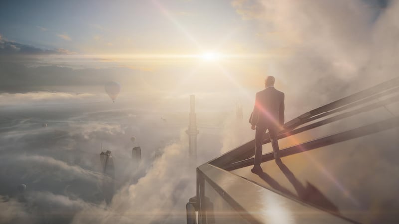 The opening level of Hitman 3 is set in Dubai at the launch of a new skyscraper which has claimed the title of the world's tallest building. All pictures courtesy IO Interactive