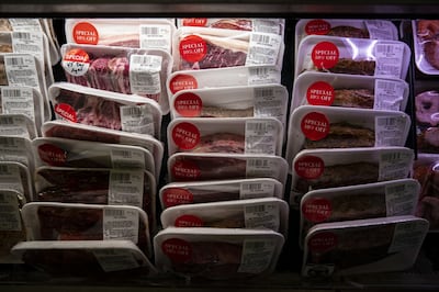 Meat prices are thought to have increased by as much as 30 or 40 per cent in some countries. Bloomberg  