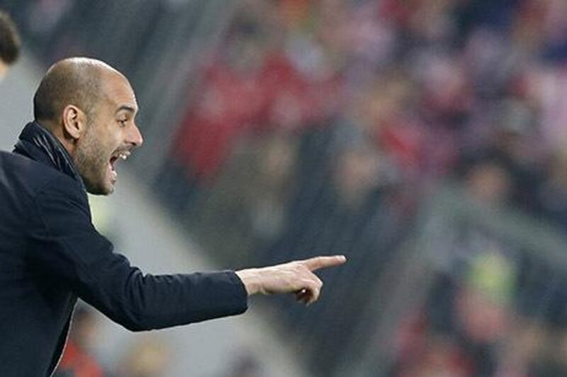 Pep Guardiola took over management at Bayern Munich in the off season. Michaela Rehle / Reuters